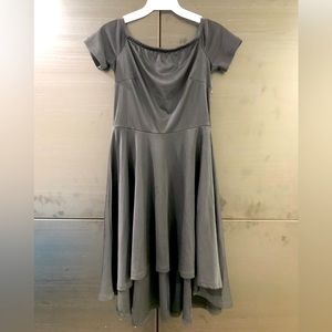 Big Girls Black Short Sleeve casual daily wear Party Wedding Flower Girl Dress